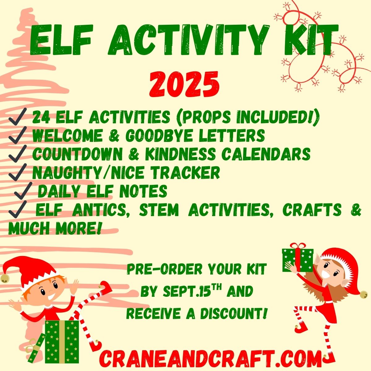 Elf Activity Kit - LAST WEEK TO PURCHASE!